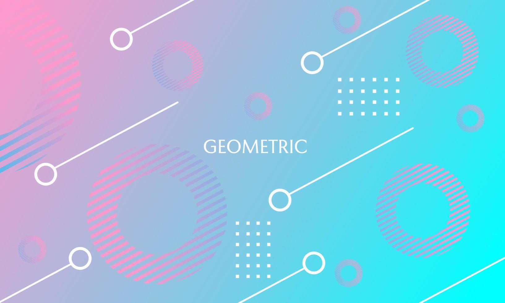 abstracte geometrische achtergrond met paarse en roze verloopkleuren. ontwerp voor website, poster, flyer vector