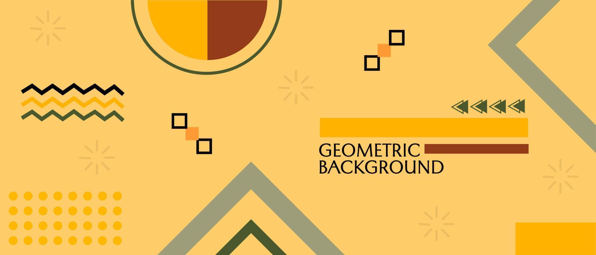 bruine abstracte geometrische achtergrond. geschikt voor banner, website, posterontwerp vector