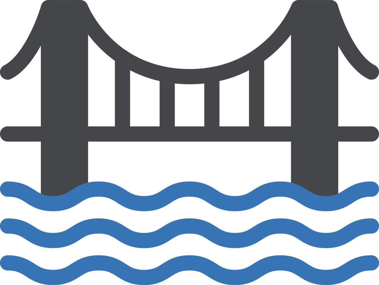 rivier brug vectorillustratie op een background.premium kwaliteit symbolen.vector iconen voor concept en grafisch ontwerp. vector