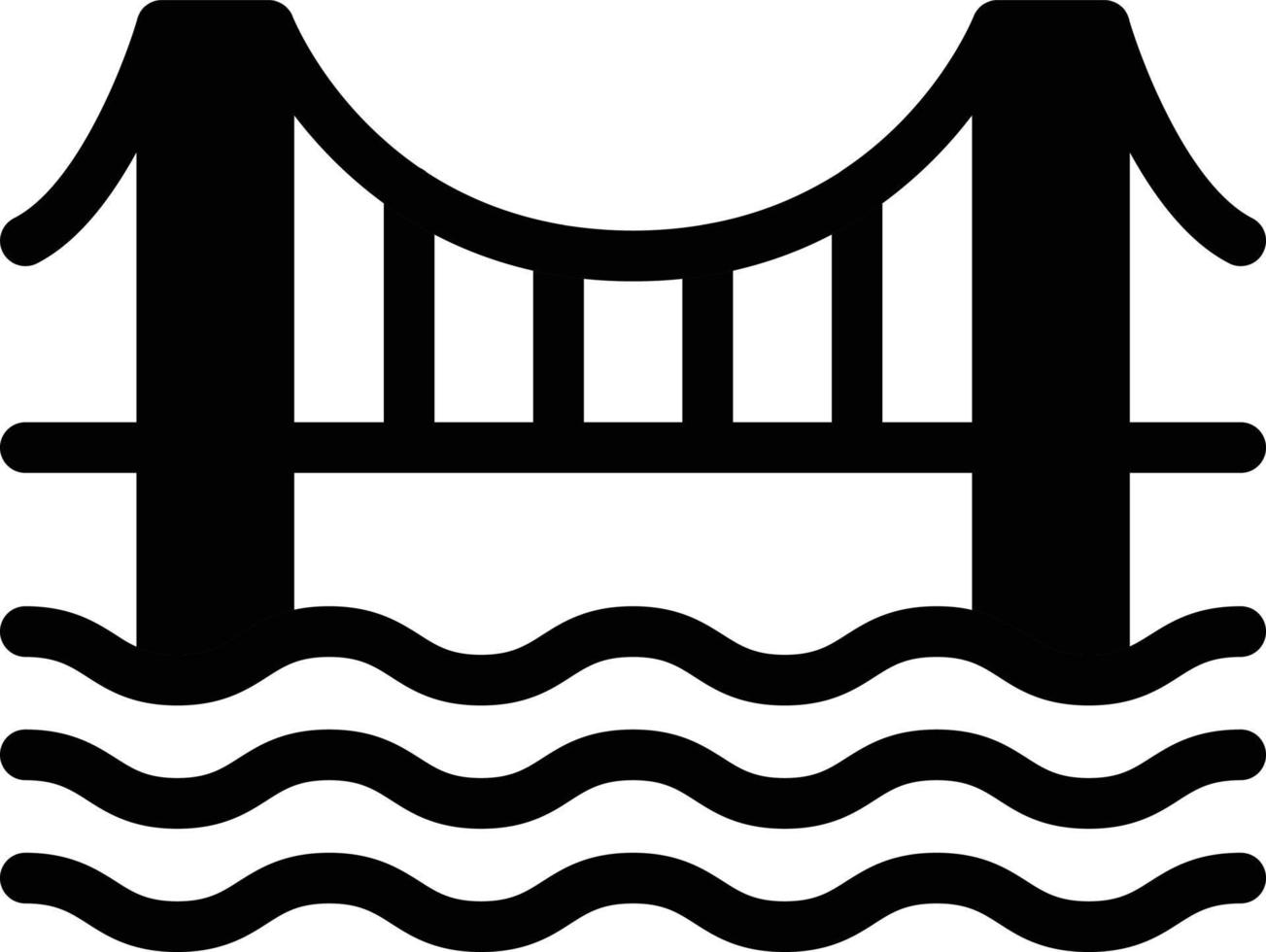 rivier brug vectorillustratie op een background.premium kwaliteit symbolen.vector iconen voor concept en grafisch ontwerp. vector