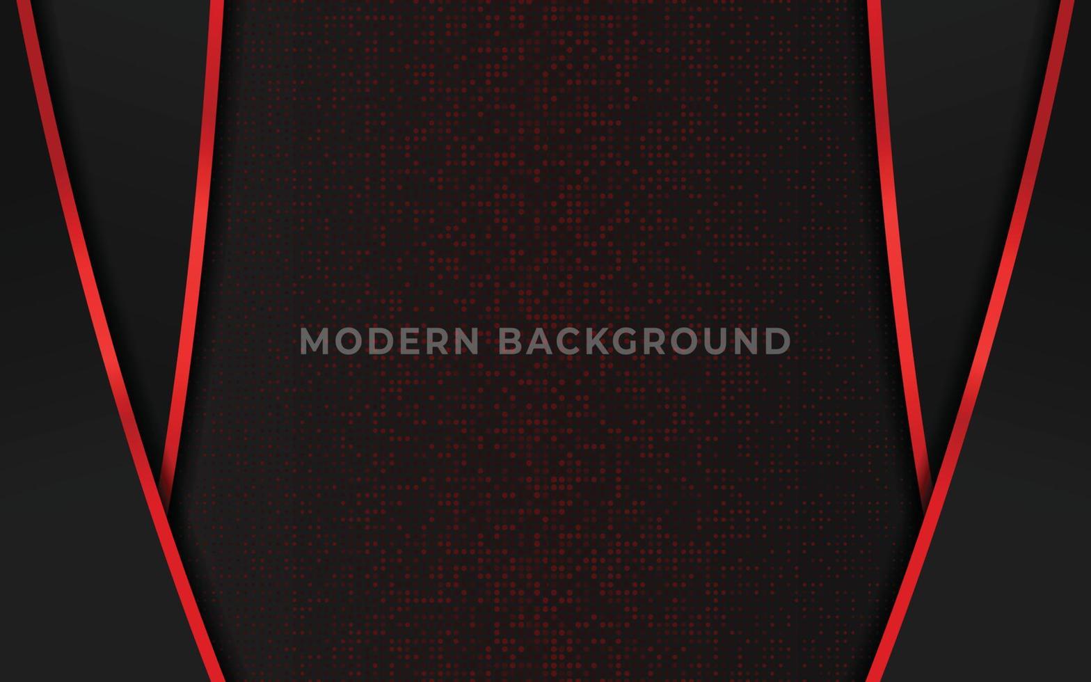 abstracte elegante donkere luxe achtergrond met rood glanzend en glitter element vector