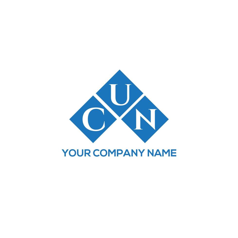 cun brief logo ontwerp op witte achtergrond. cun creatieve initialen brief logo concept. cun brief ontwerp. vector