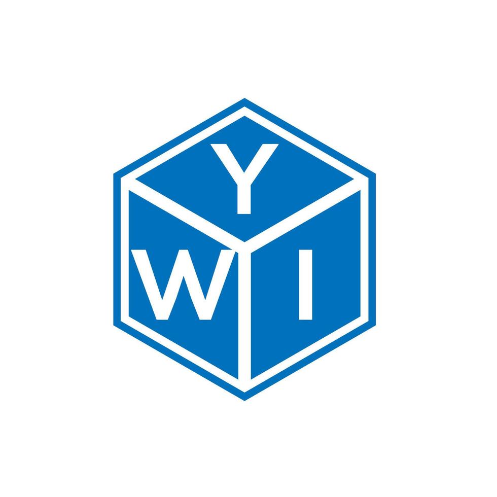 mobileywi brief logo ontwerp op witte achtergrond. ywi creatieve initialen brief logo concept. ywi brief ontwerp. vector