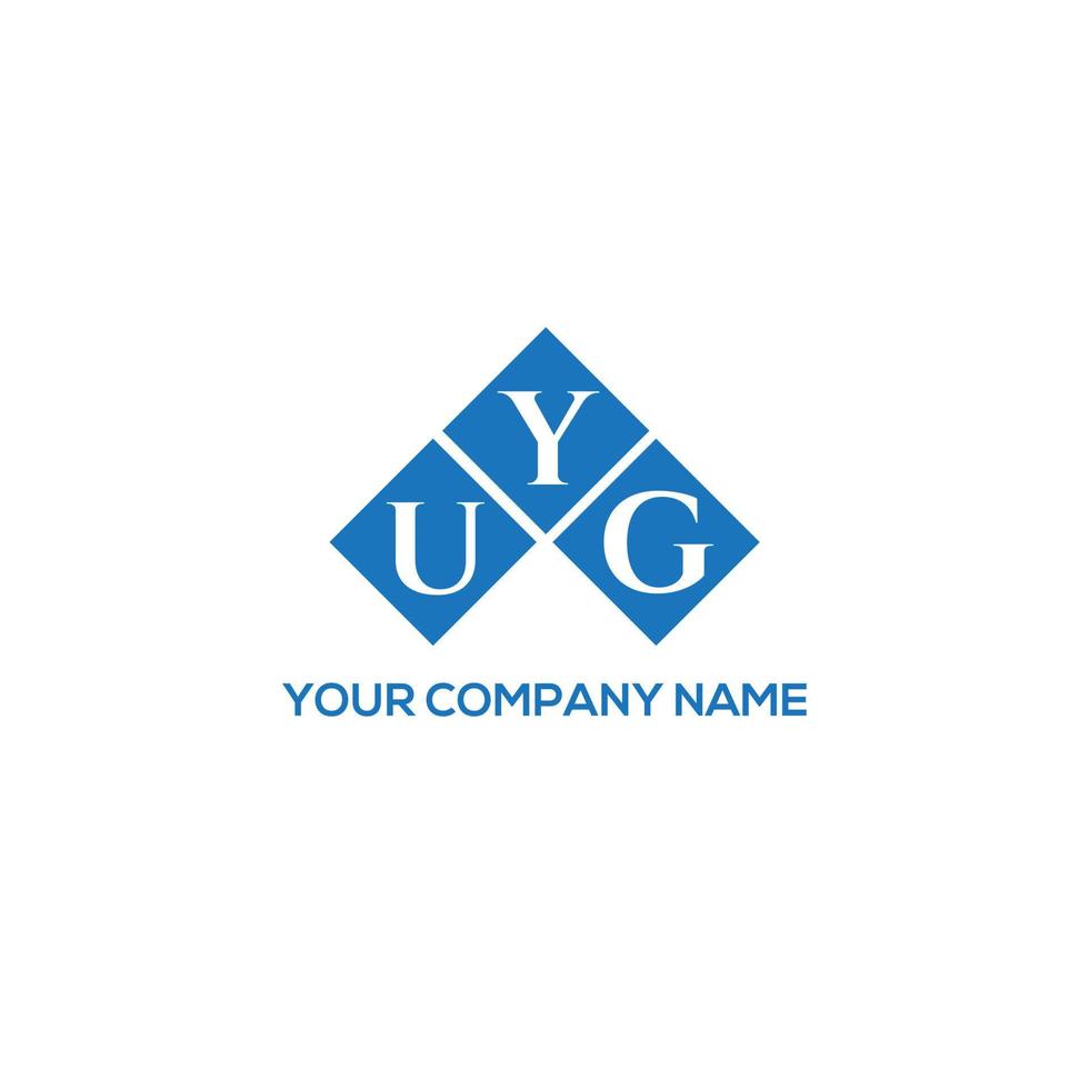 uyg brief logo ontwerp op witte achtergrond. uyg creatieve initialen brief logo concept. uyg brief ontwerp. vector