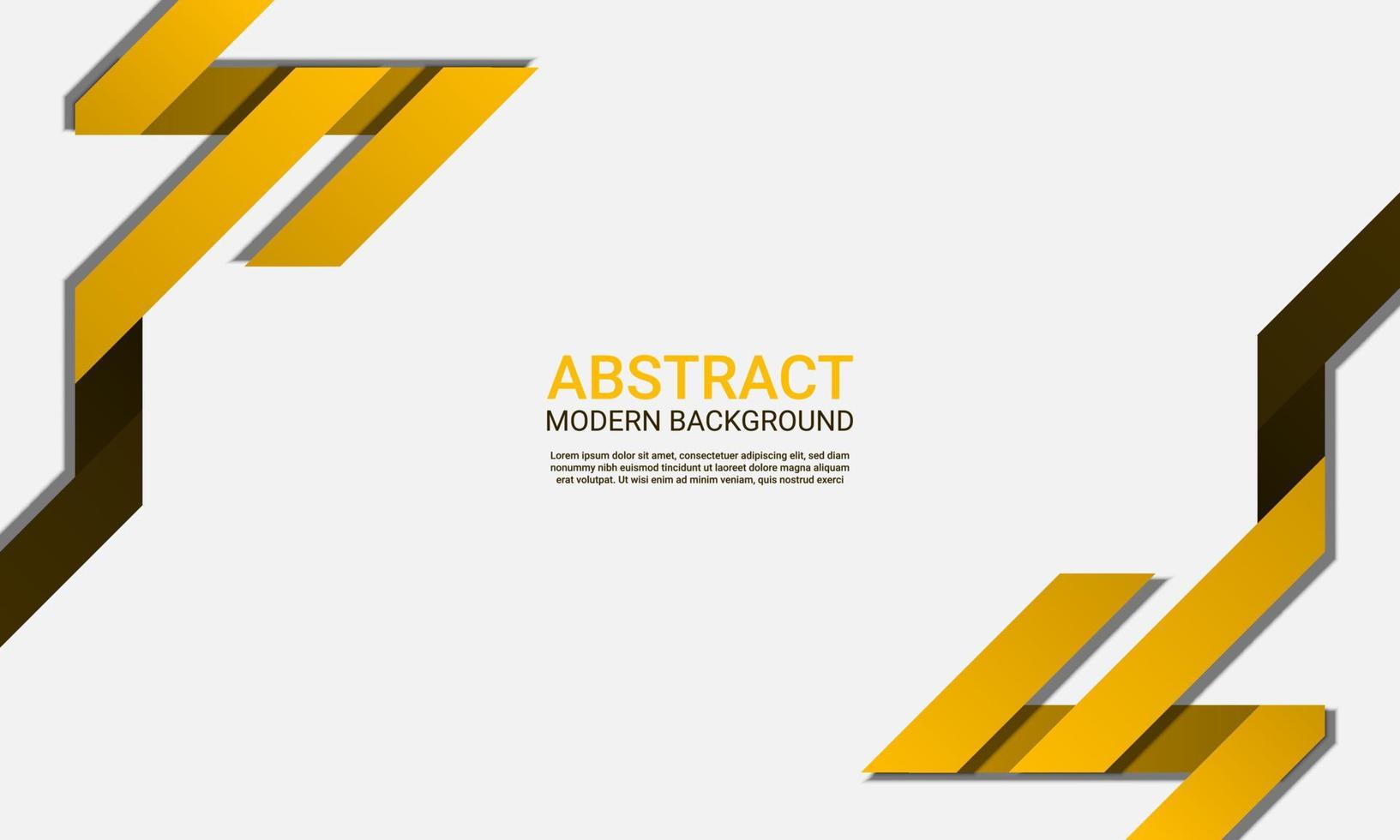 abstracte moderne achtergrond met gele strepen. vectorillustratie. vector