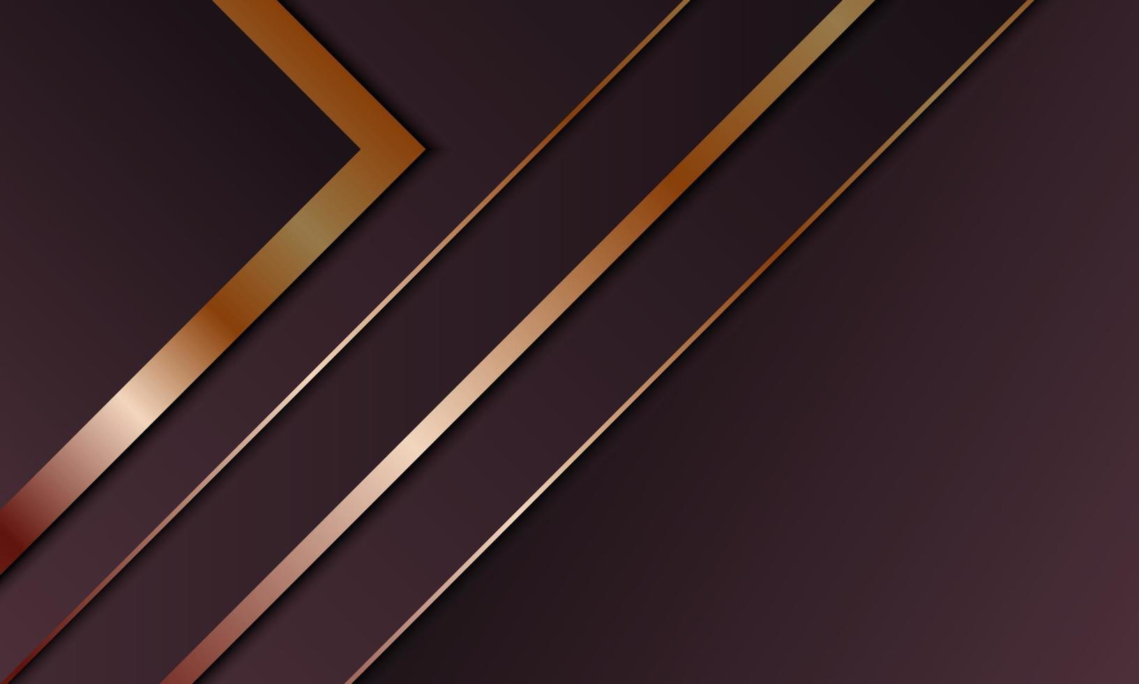 abstracte luxe paarse strepen overlappende laag met gouden strepen achtergrond. vectorillustratie. vector