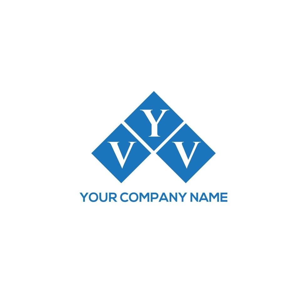 vyv brief logo ontwerp op witte achtergrond. vyv creatieve initialen brief logo concept. vyv-briefontwerp. vector