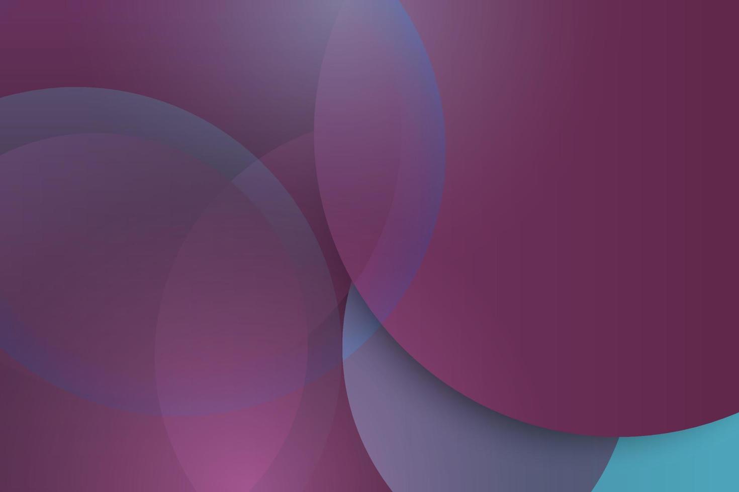 abstracte paarse en blauwe cirkel overlappende laag achtergrond. vector. vector