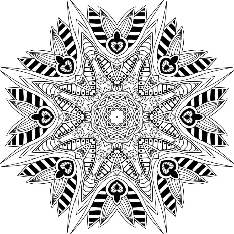 abstracte mandala-achtergrond vector