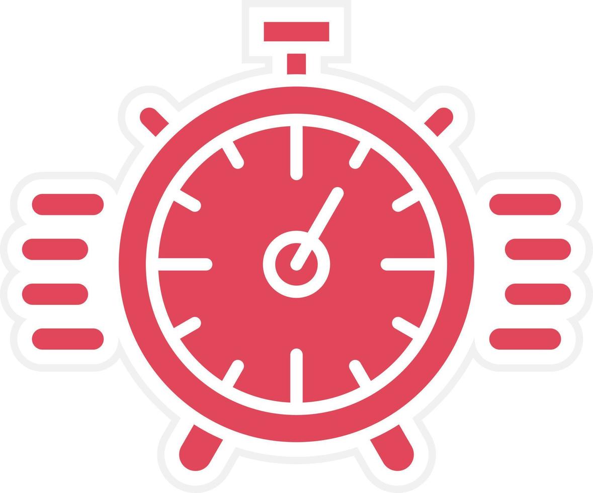 stopwatch-pictogramstijl vector