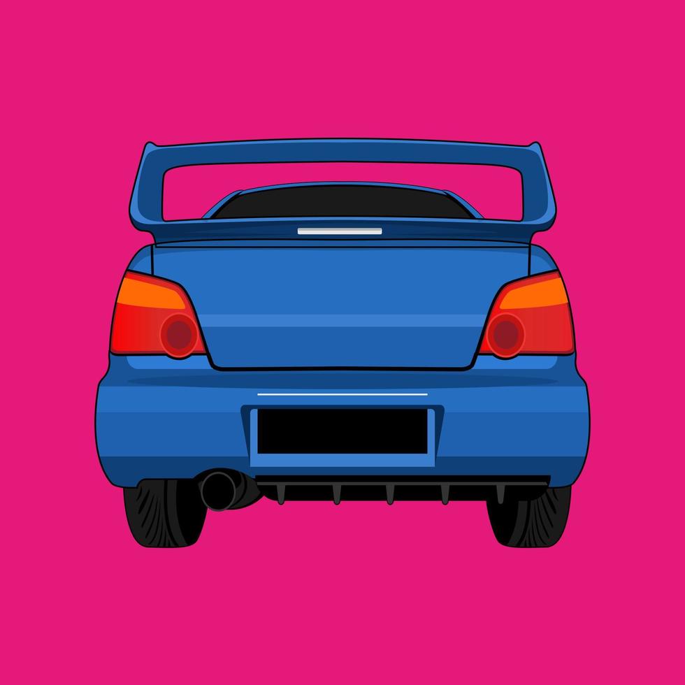 jdm auto's vector illustratie