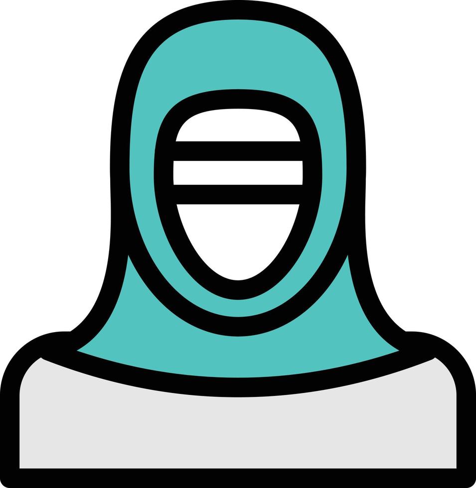 hijab vrouwen vector illustratie op een background.premium kwaliteit symbolen.vector iconen voor concept en grafisch ontwerp.