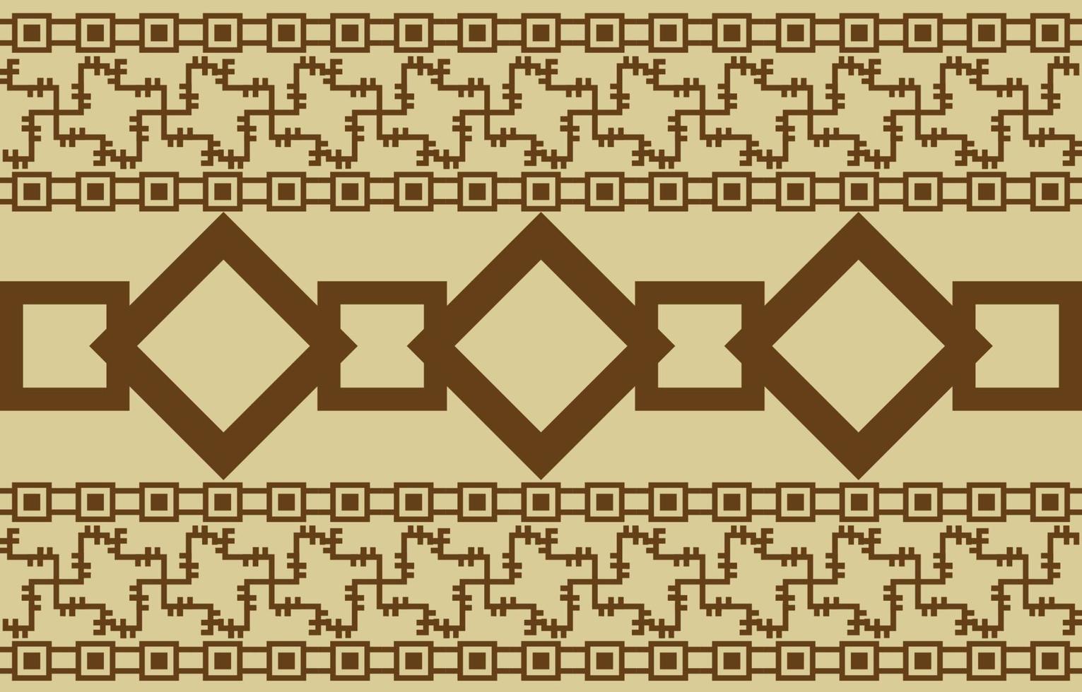geometrische Oosterse tribal etnische patroon traditionele achtergrondontwerp voor tapijt, behang, kleding, verpakking, batik, stof, vector illustratie borduurstijl.