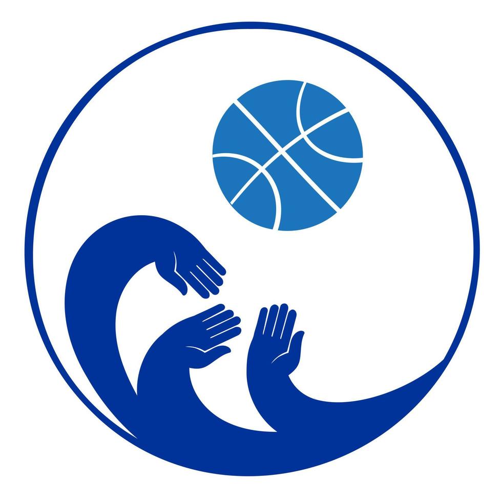 symbolische afbeelding van het basketbalspelpictogram sport vector