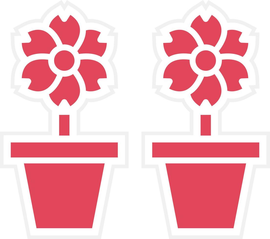 bloemen pictogramstijl vector