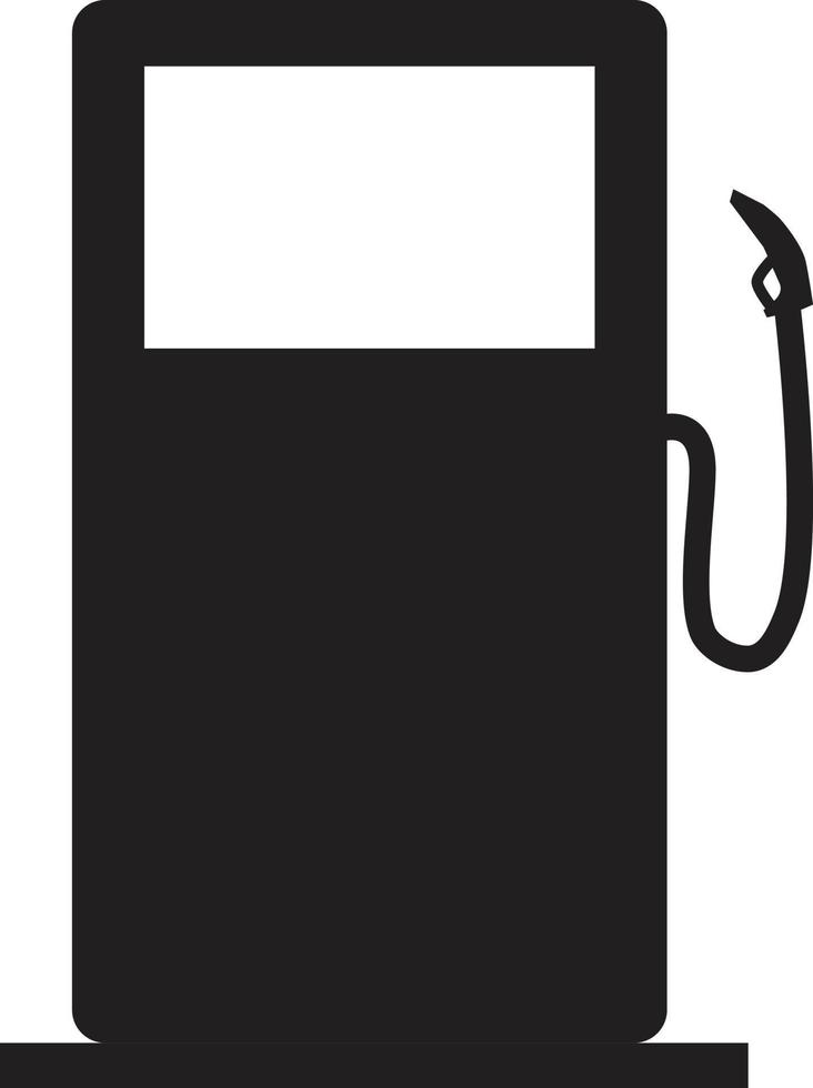 benzinestation icoon. benzinestation teken. vector