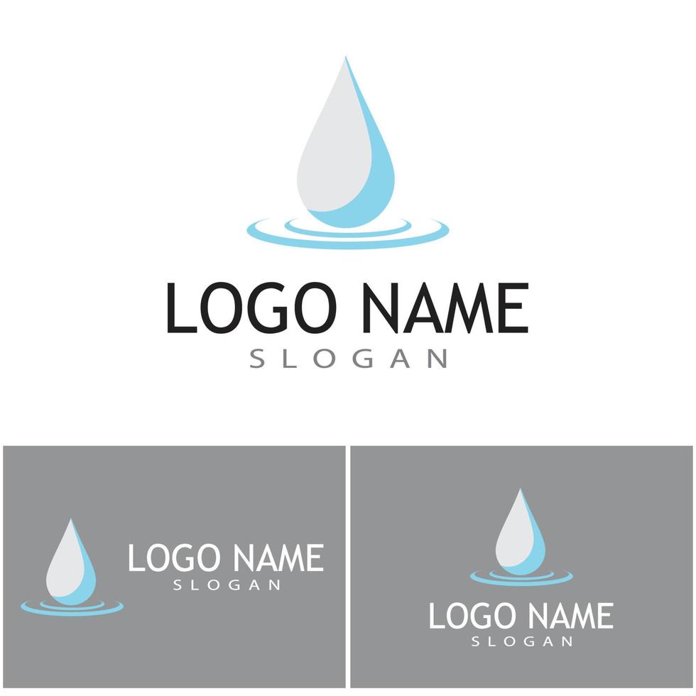 waterdruppel logo sjabloon vector illustratie ontwerp