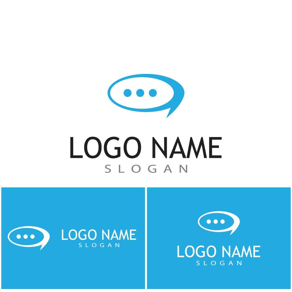 chat logo sjabloon vector symbool natuur