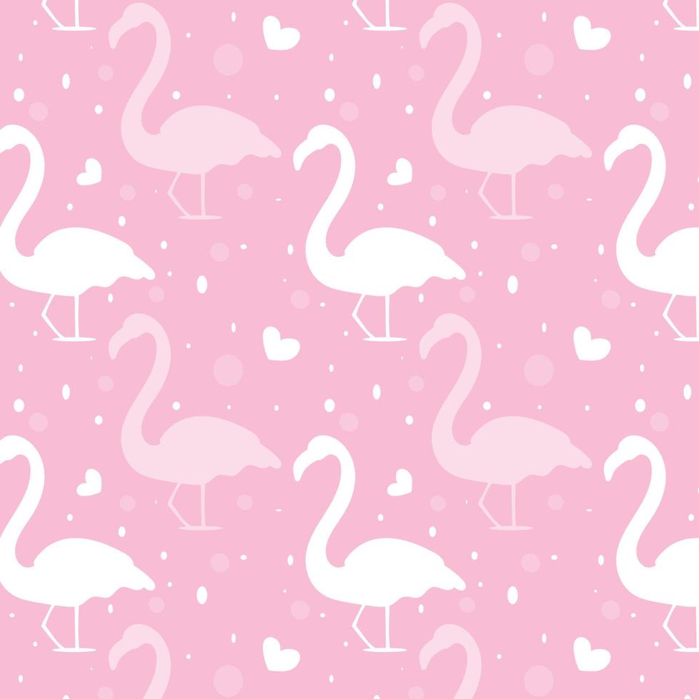 gebruiksklaar ontwerp van flamingopatroon vector