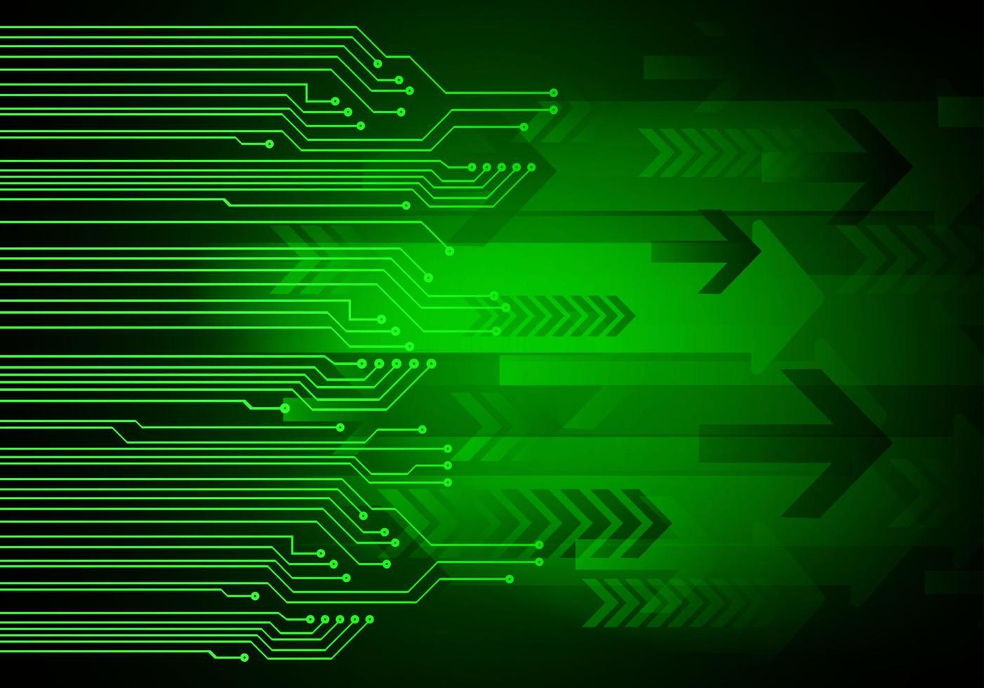 cyber circuit toekomstige technologie concept achtergrond vector