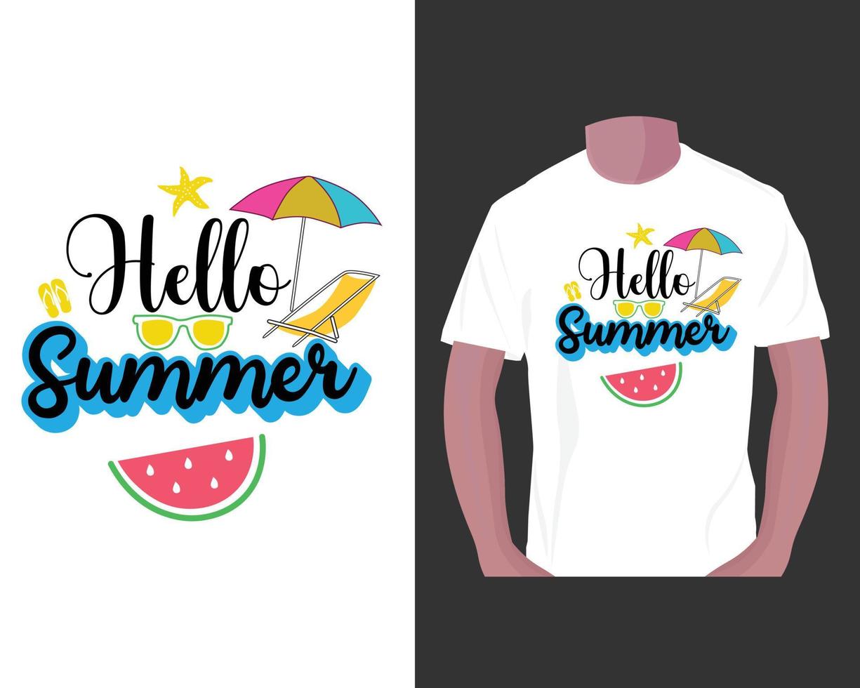 zomer t-shirt ontwerp vector