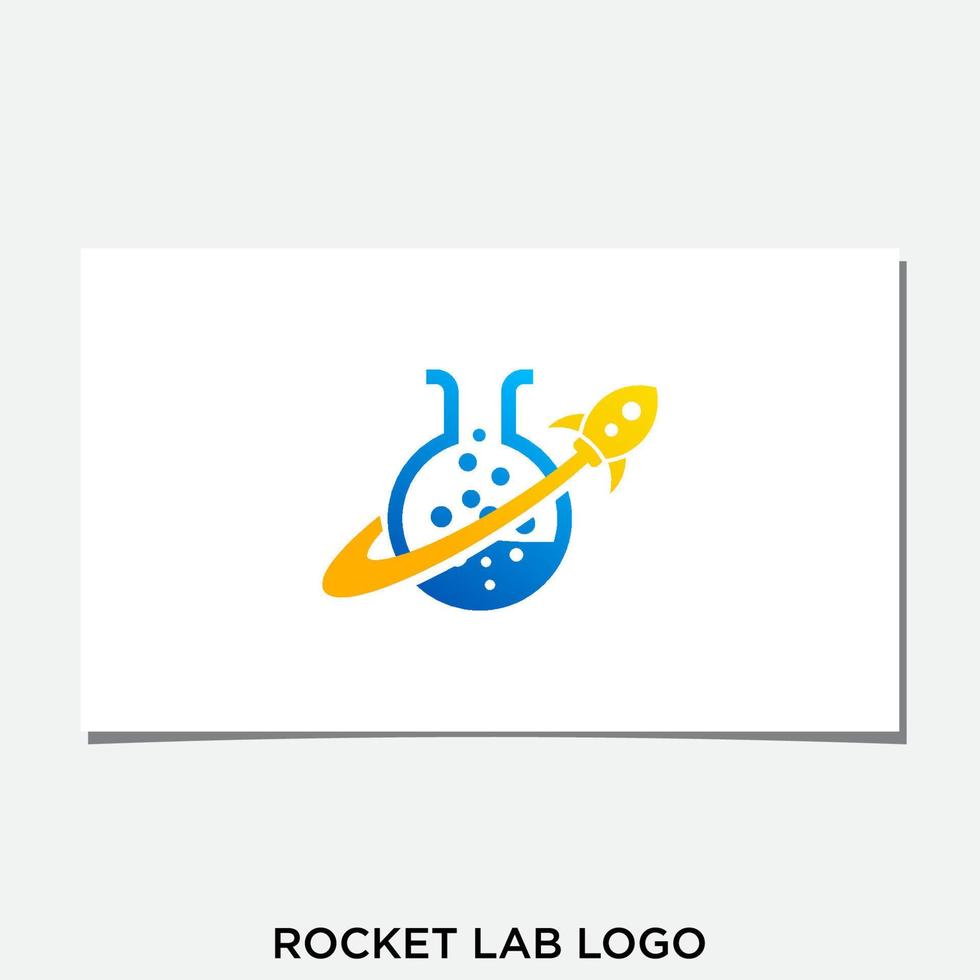 raket labs logo ontwerp vector