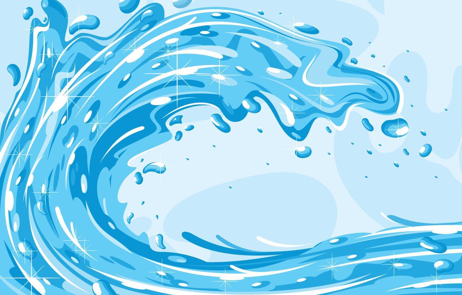 water splash achtergrond vector