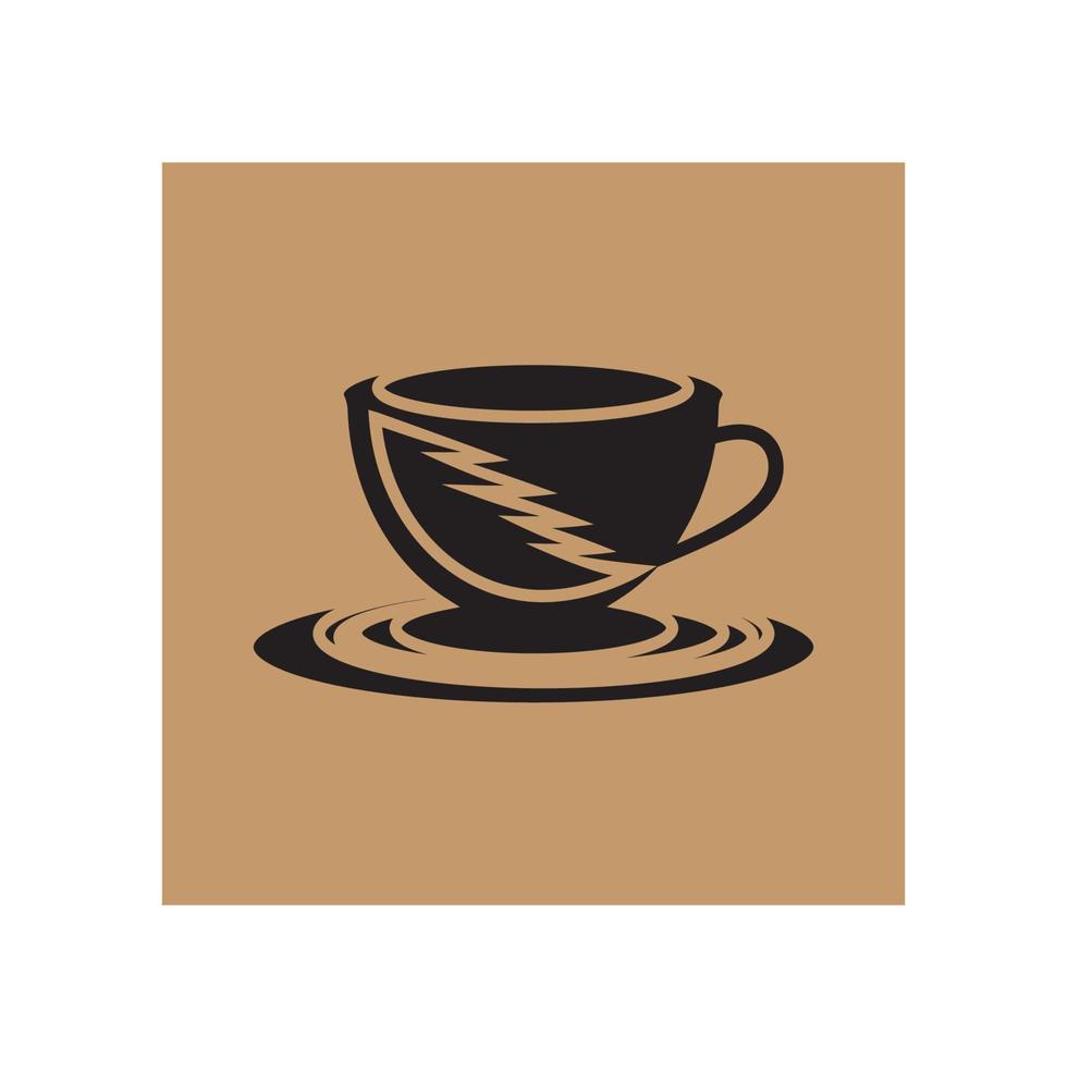 koffiekopje logo sjabloon vector