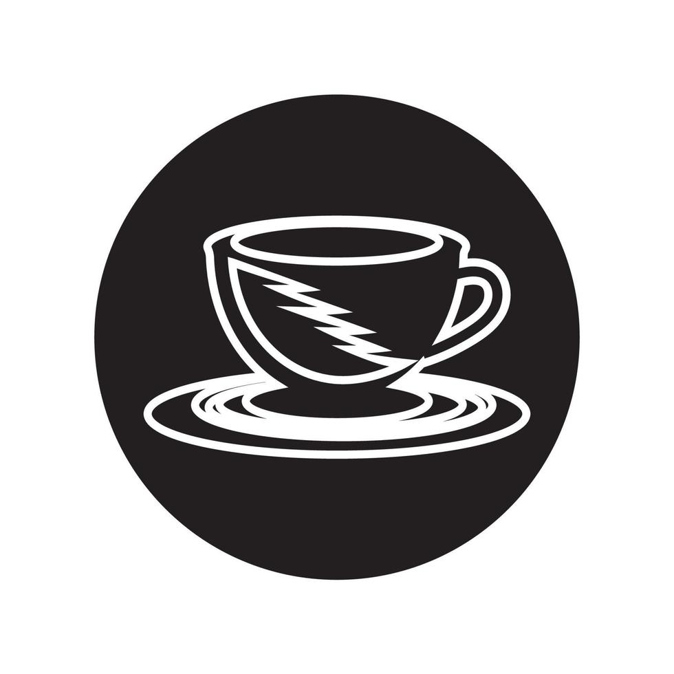 koffiekopje logo sjabloon vector