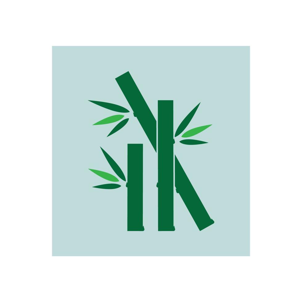 bamboe logo sjabloon vector pictogram