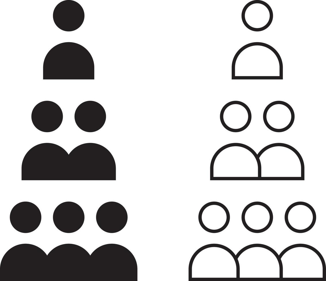 organisatorisch hiërarchisch schema. gemeenschap pictogram. organisatie icoon vector