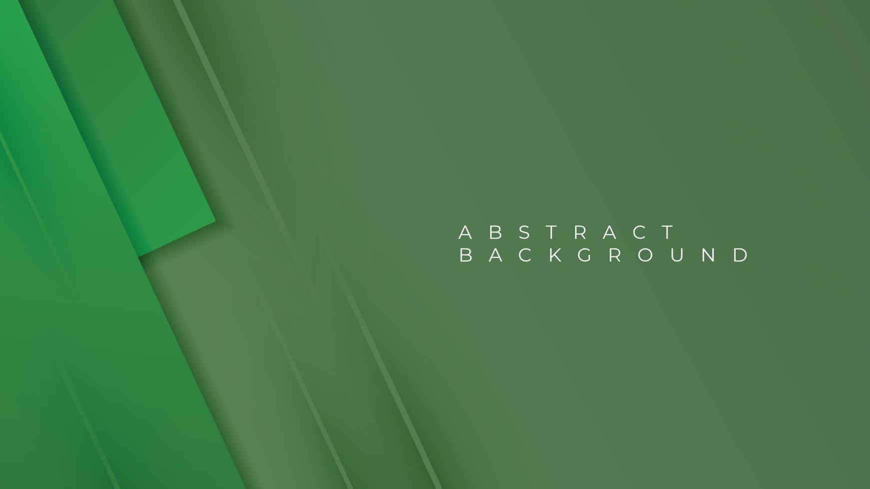abstracte groene overlappende achtergrond, overlappende groene laag op groene donkere ruimteachtergrond voor tekst en bericht. vector illustratie