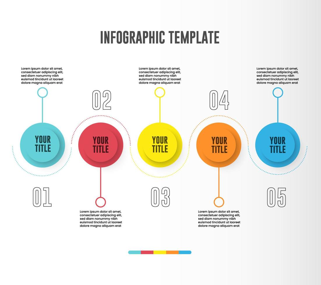 moderne zakelijke infographic sjabloon vector