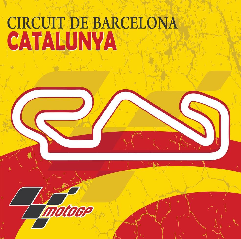 de barcelona logo-ontwerp. voor verschillende doeleinden met vectorbestanden vector