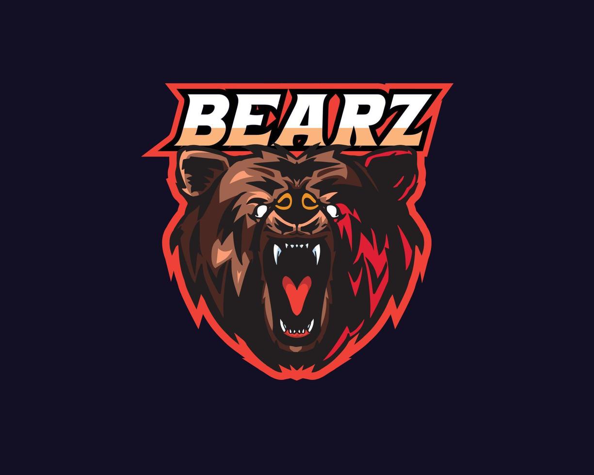 bearz e-sports-logo vector