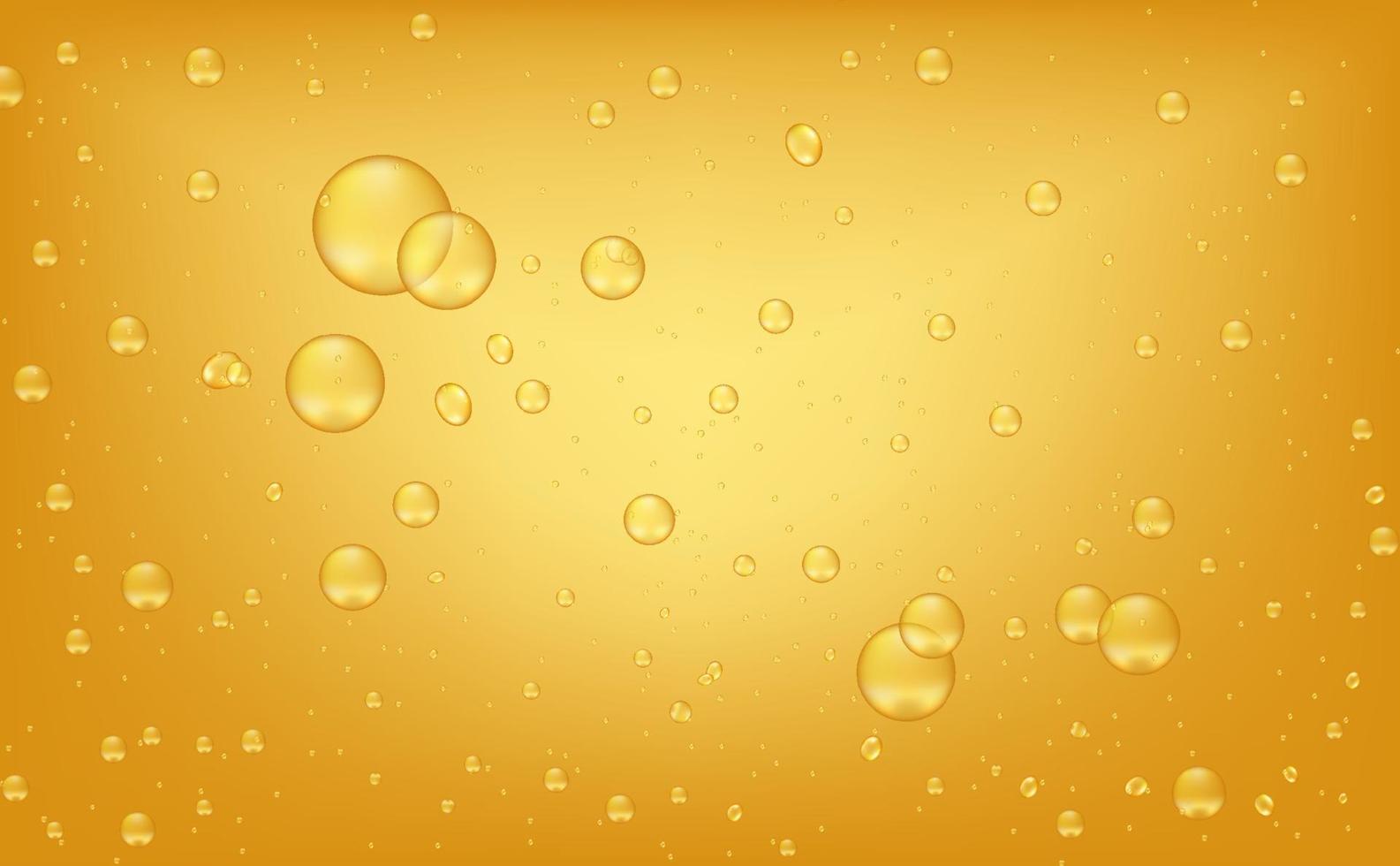 organische oliedruppel gele vloeibare druppel. olijf- of motoroliespatten. visolie vitamine druppeltje vector