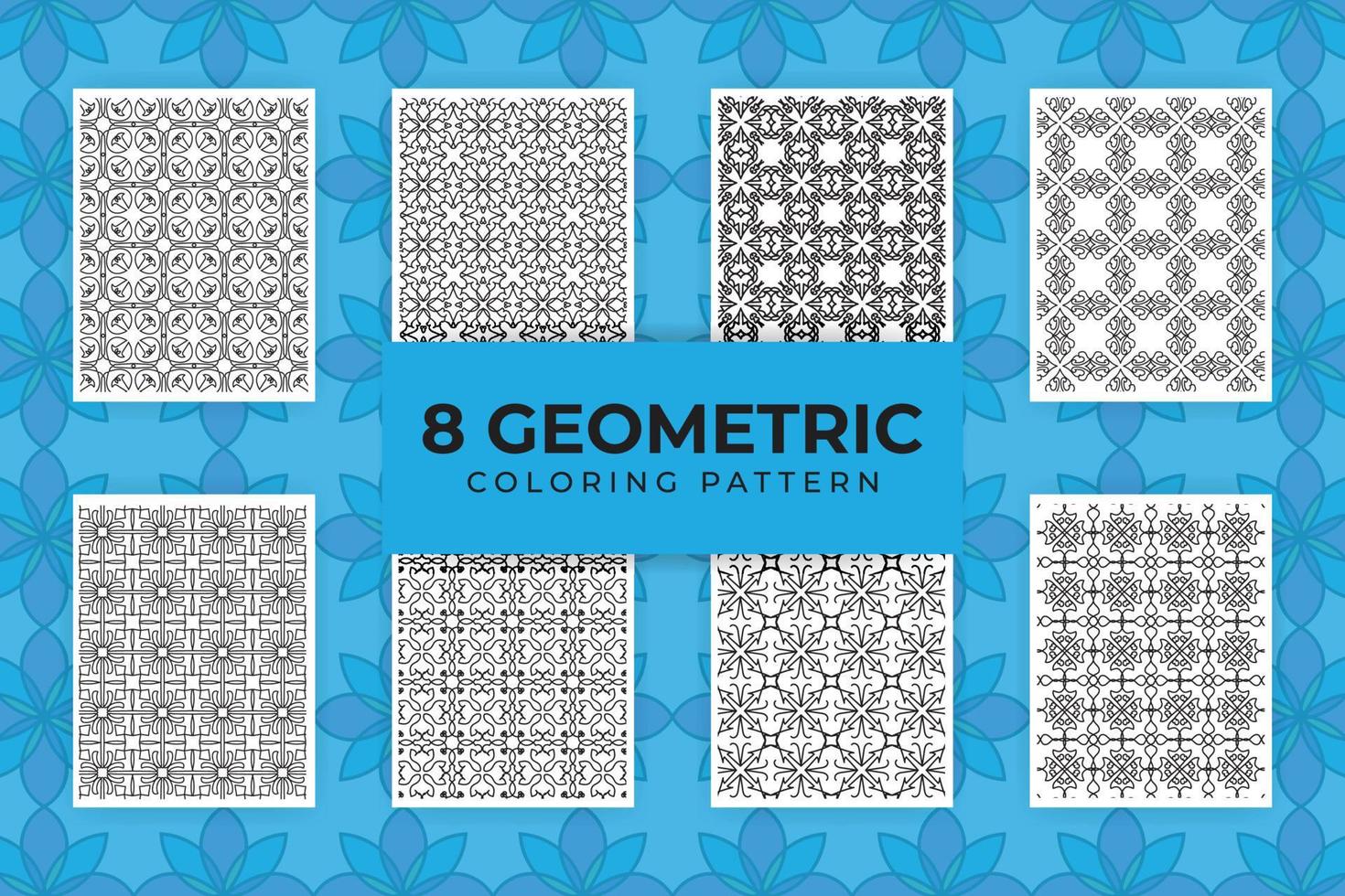textiel geometrische patroonpagina vector