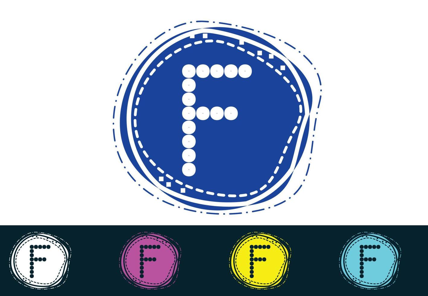 f letter nieuw logo en pictogramontwerp vector