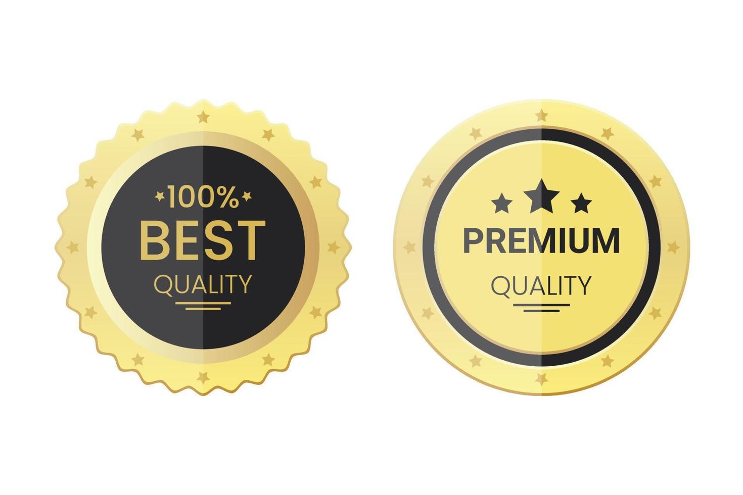 100 beste premium kwaliteit badge vector