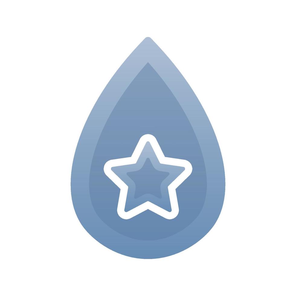 water ster gradiënt logo ontwerp sjabloon pictogram vector