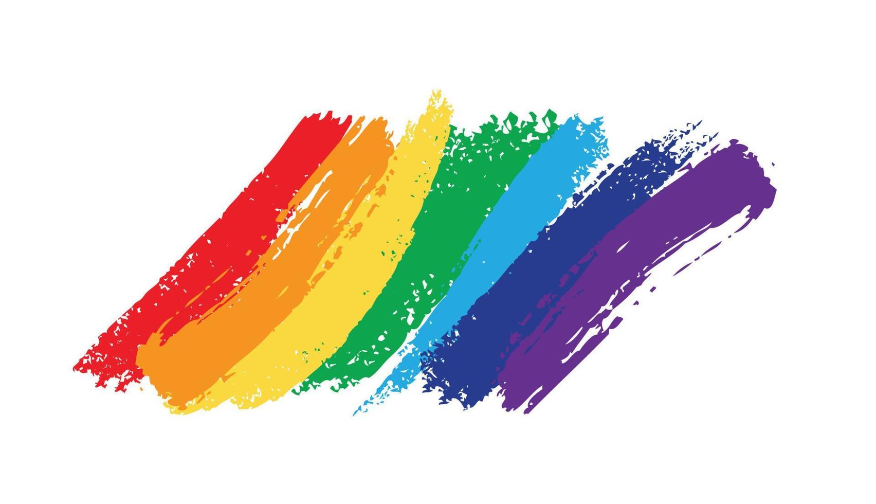 vlag trots regenboog lgbt lesbienne. lhbt-concept. vectorillustratie. vector