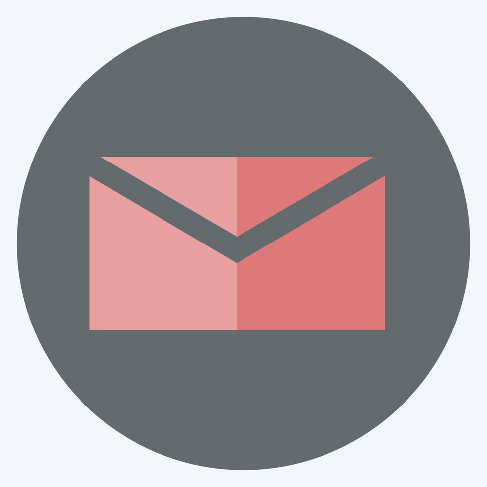 pictogram e-mail. geschikt voor mobiele apps symbool. vlakke stijl. eenvoudig ontwerp bewerkbaar. ontwerp sjabloon vector. eenvoudige symboolillustratie vector