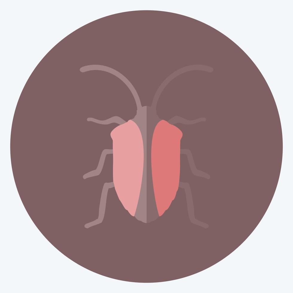 pictogram insect. geschikt voor dier symbool. vlakke stijl. eenvoudig ontwerp bewerkbaar. ontwerp sjabloon vector. eenvoudige symboolillustratie vector