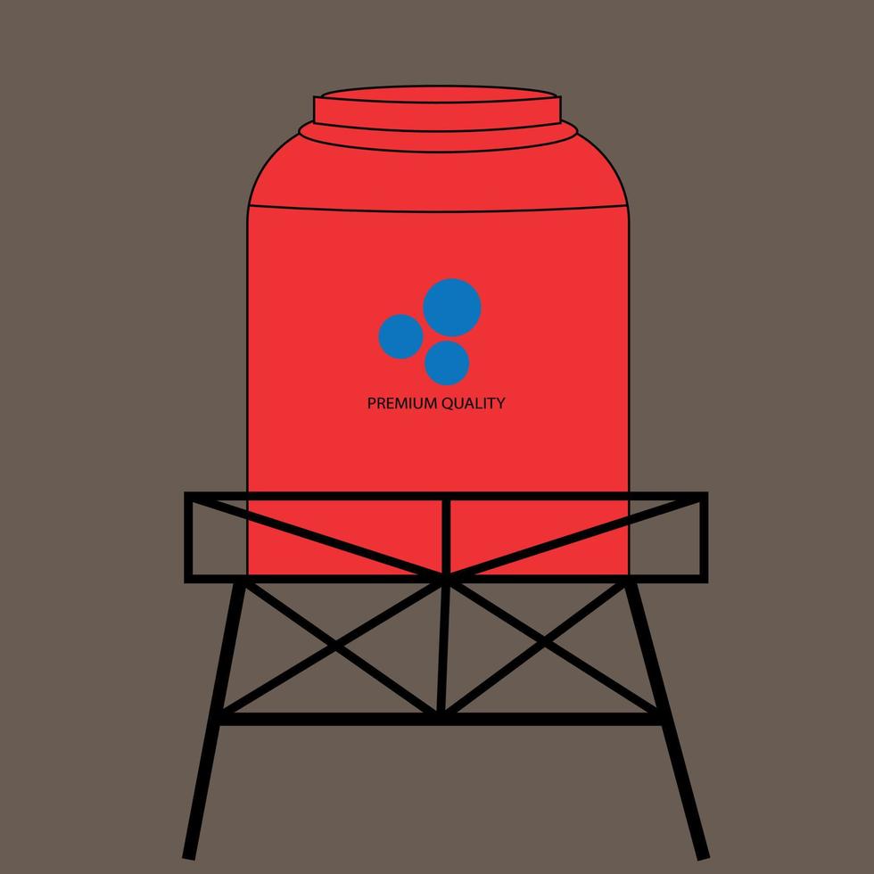 watertank vector pictogram ontwerp