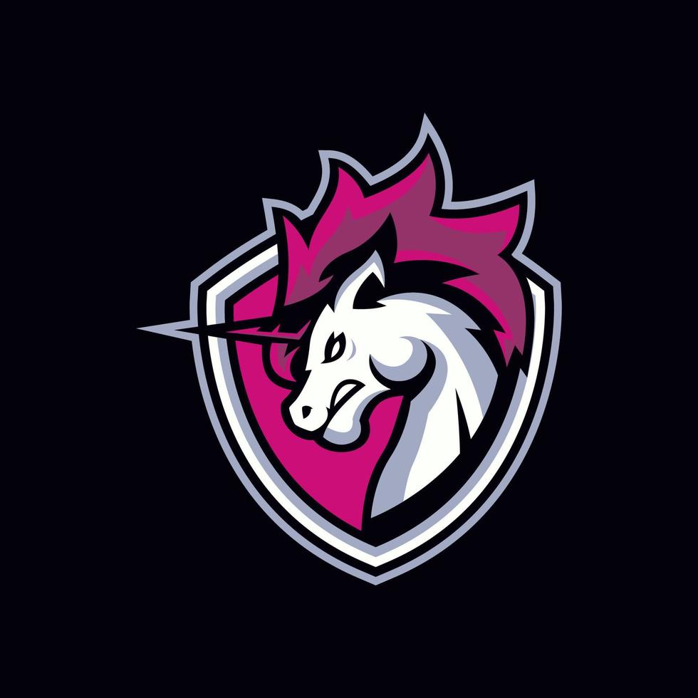 sjablonen voor pegasus esports-logo vector