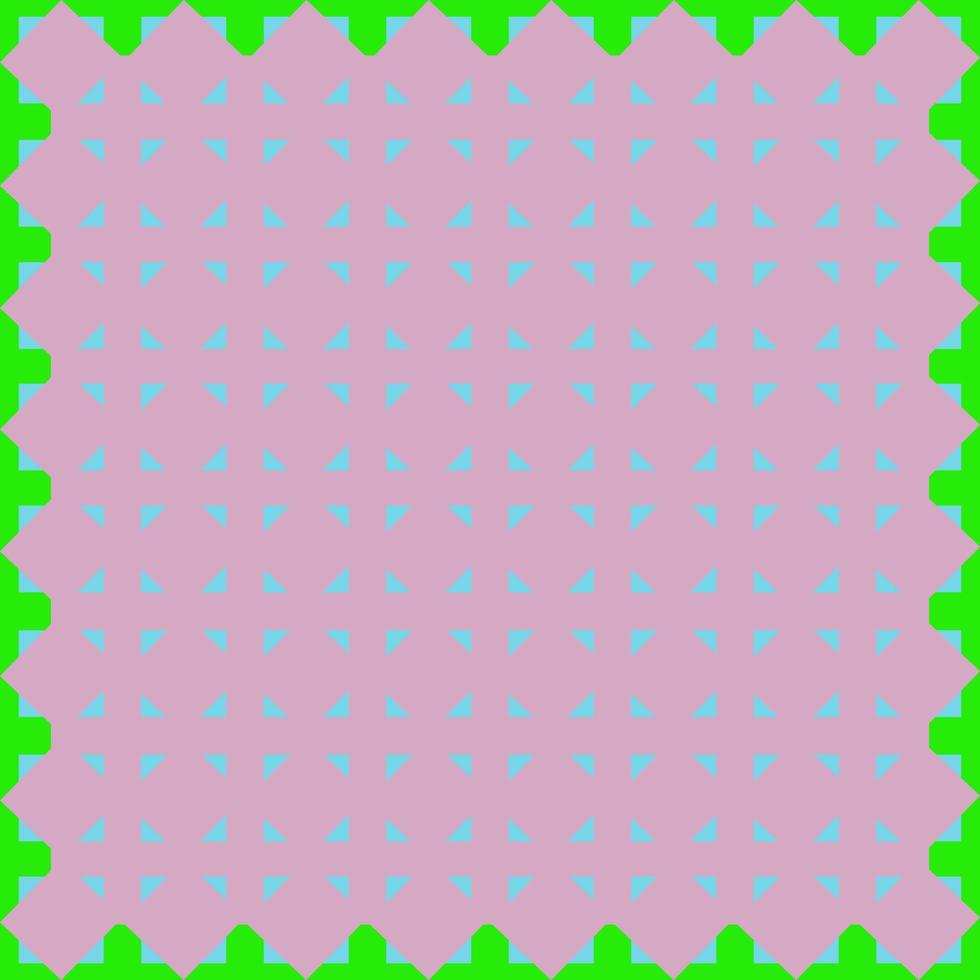 geometrische afbeelding line-up van de groene vloer, het beeld is verbaasd. vector