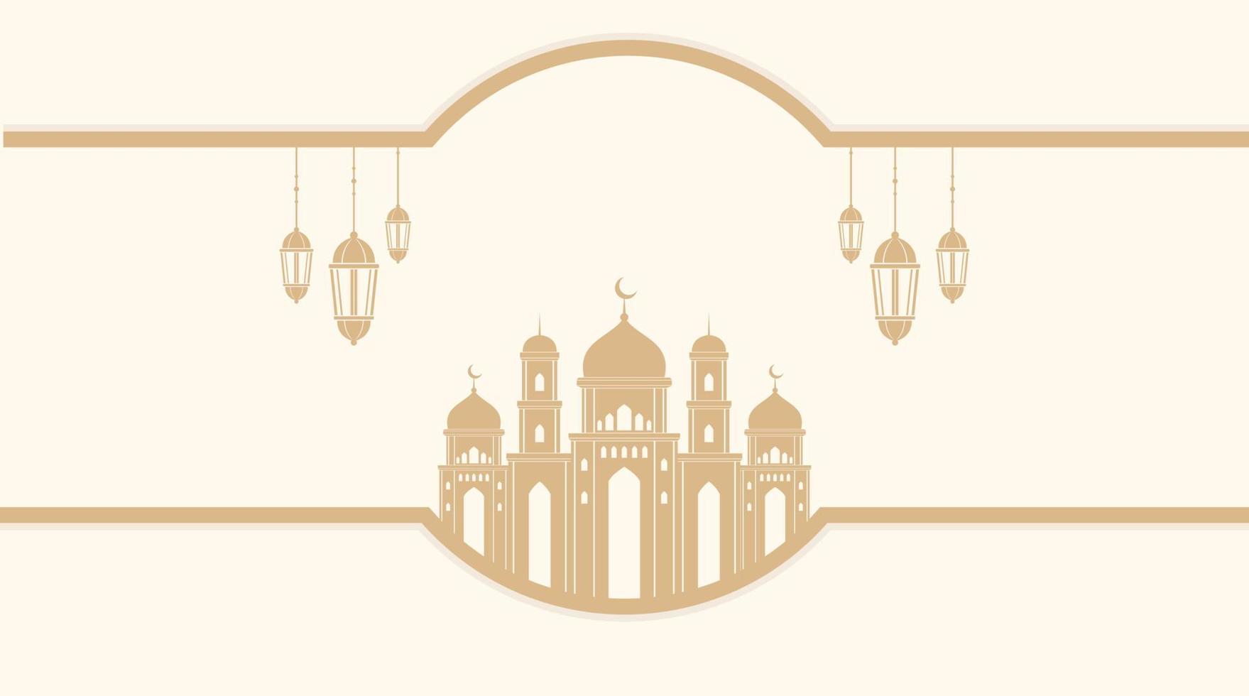 islamitische achtergrond. eid mubarak achtergrond. ramadan kareem achtergrond. vector