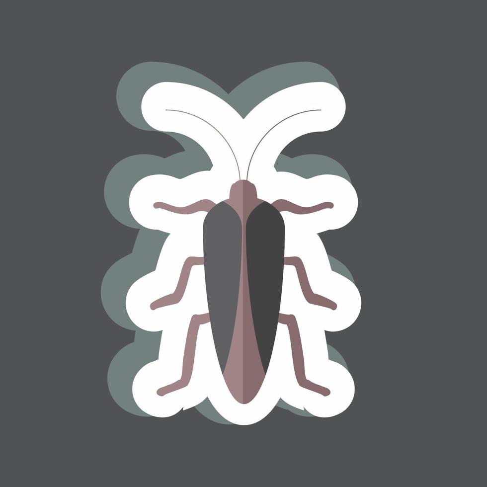 stickerbug ii. geschikt voor dier symbool. eenvoudig ontwerp bewerkbaar. ontwerp sjabloon vector. eenvoudige symboolillustratie vector