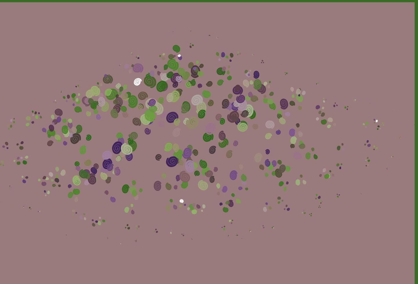 lichtroze, groen vectorpatroon met vloeibare vormen. vector