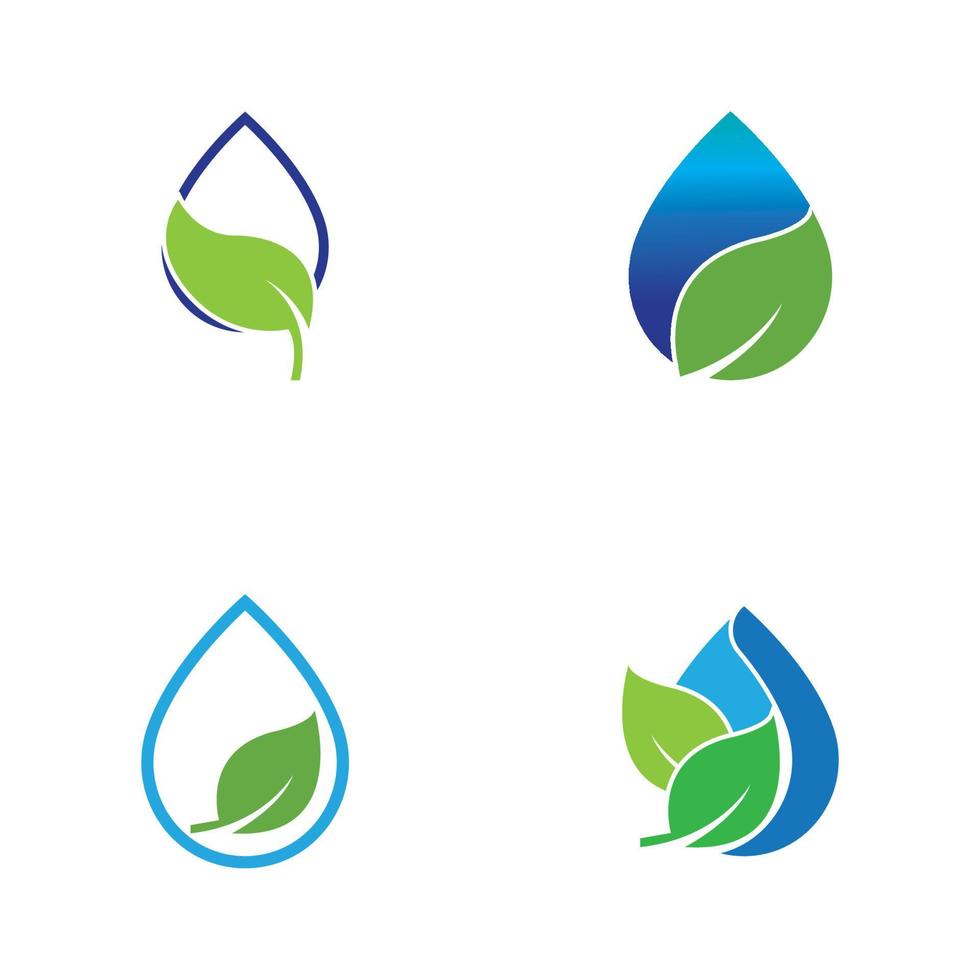 waterdruppel logo sjabloon vector illustratie ontwerp